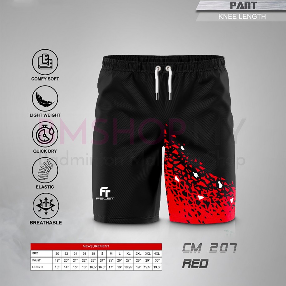 Felet Pant CM207 Red