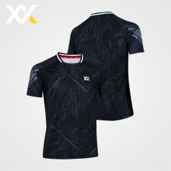 MAXX Shirt Fashion Tee MXFT106 Black/Silver