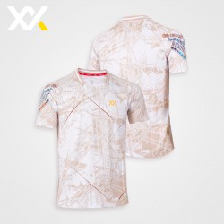 MAXX Shirt Fashion Tee MXFT106 White/Gold