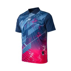 ARORA MULTISPORT Collar Shirt Quick Dry SMP 02 (Navy Magenta)