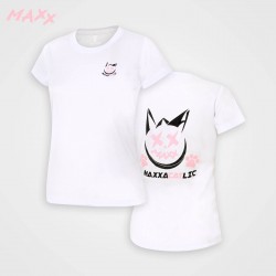 MAXX Shirt Graphic Tee MXGB04T White (Woman Cutting)