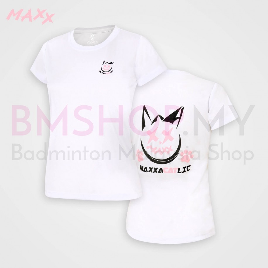 MAXX Shirt Graphic Tee MXGB04T White (Woman Cutting)