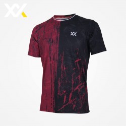 MAXX Shirt Fashion Tee MXFT114 Black Red