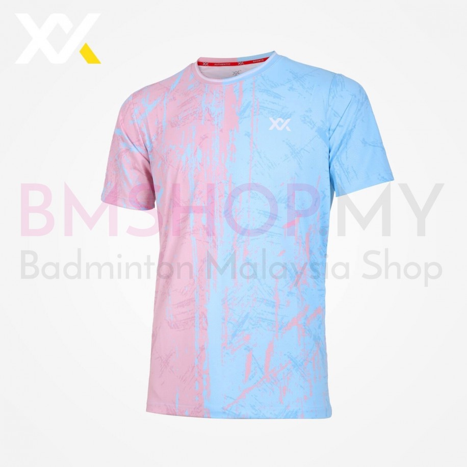 MAXX Shirt Fashion Tee MXFT114 Blue Pink